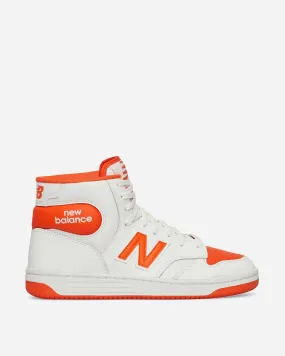 480 Hi Sneakers White / Orange