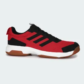 Adidas 21 NDR V2 Badminton Shoes - Scarlet/Core Black