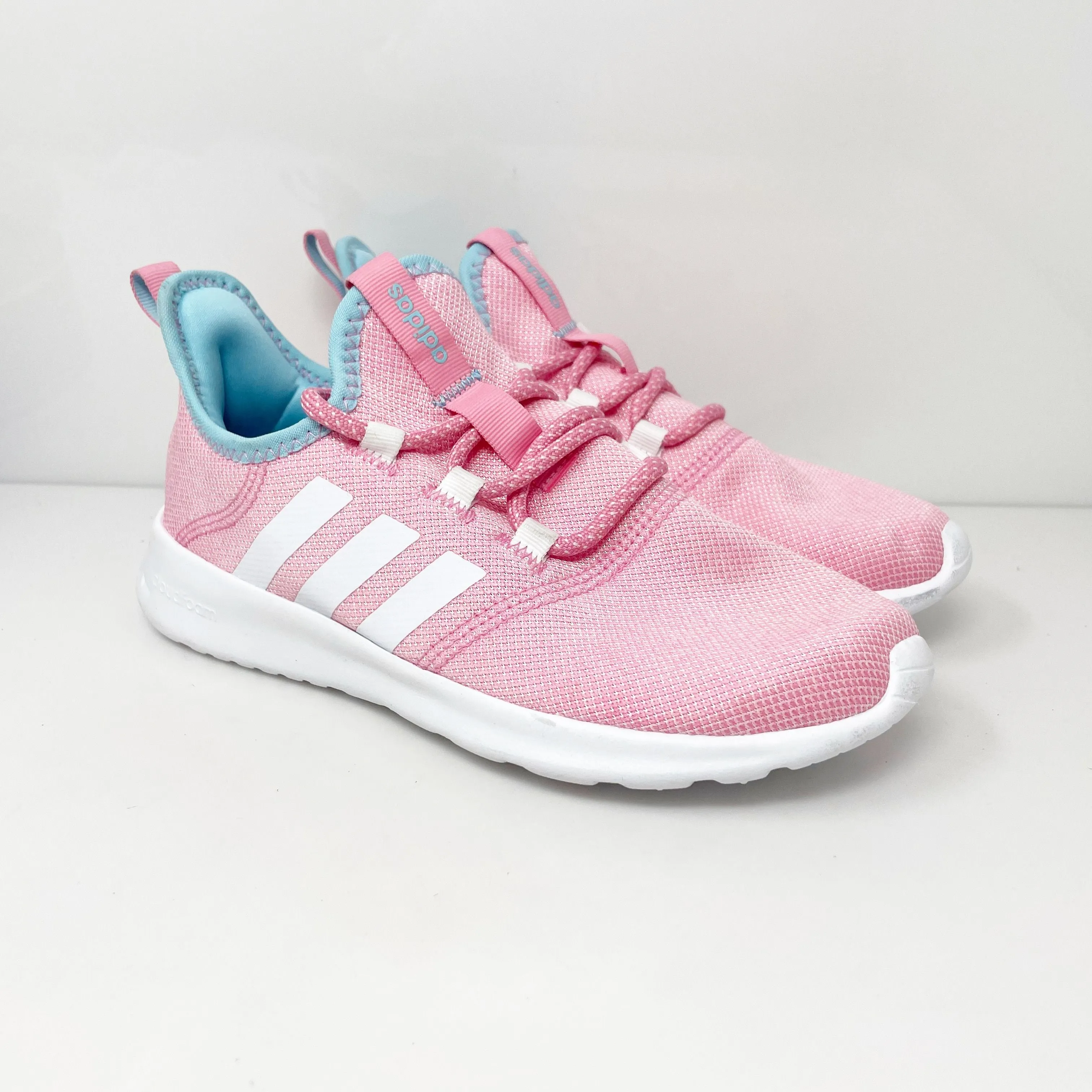 Adidas Boys Cloudfoam Pure 2.0 GY4495 Pink Running Shoes Sneakers Size 5