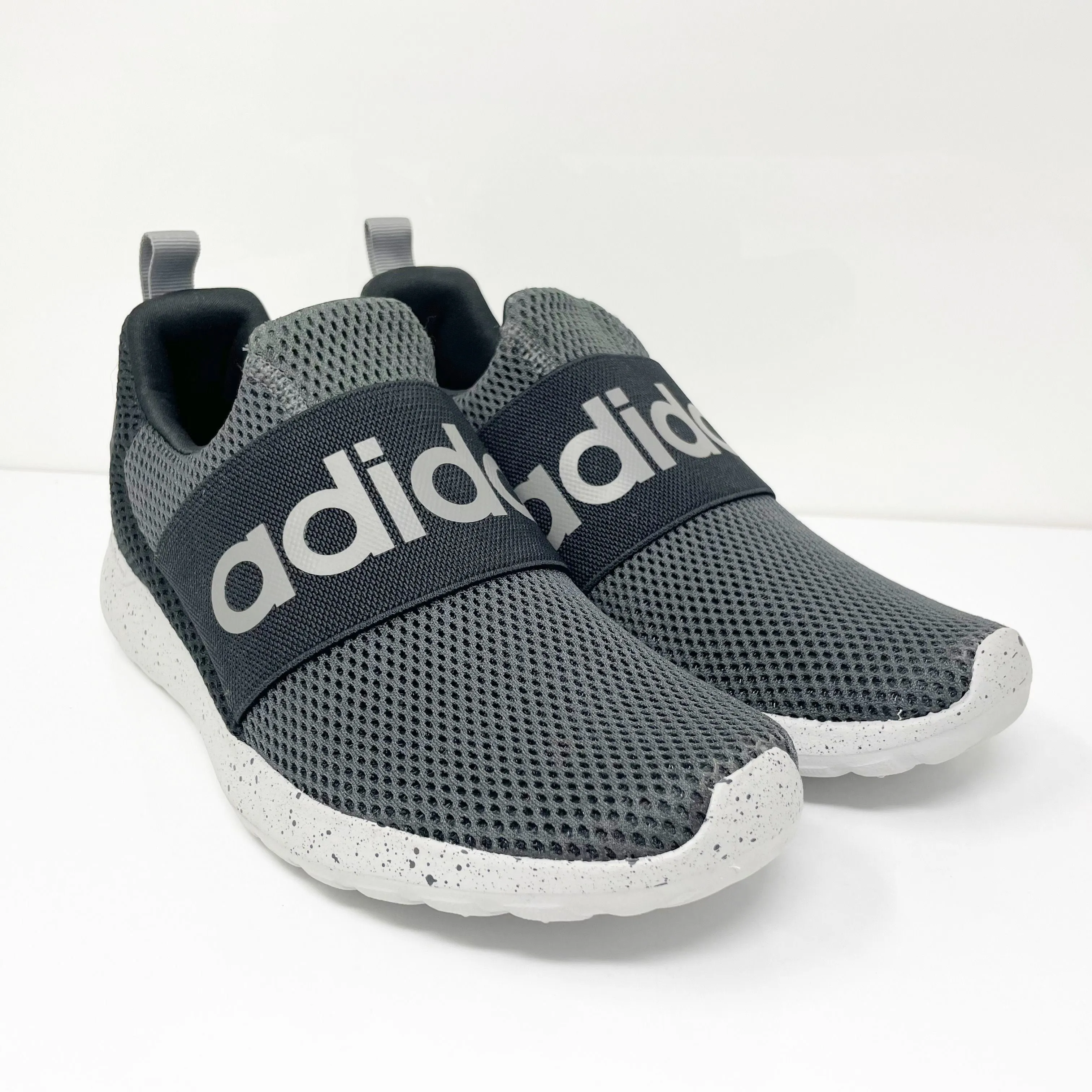 Adidas Boys Lite Racer Adapt 4.0 Q47208 Gray Running Shoes Sneakers Size 6