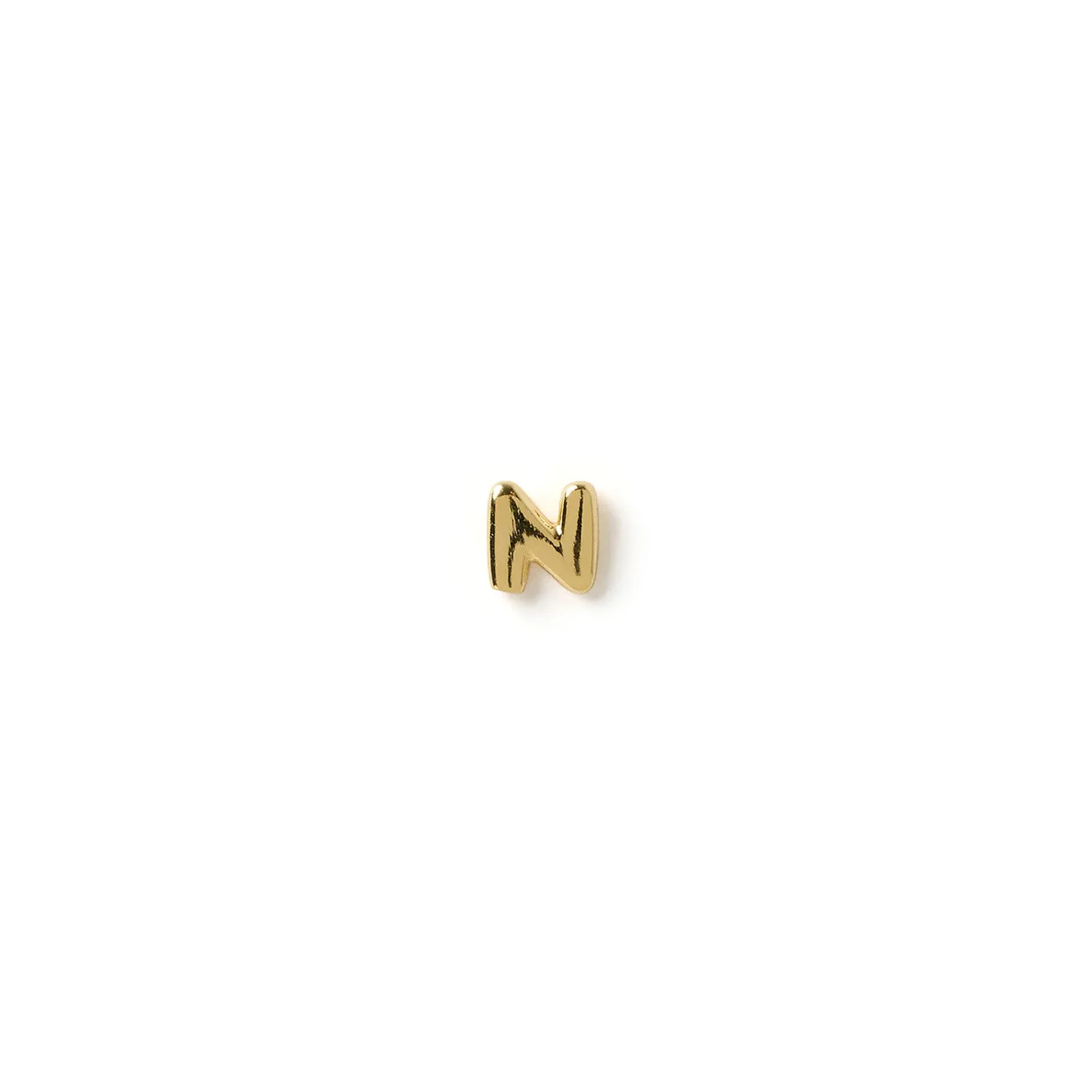 Alphabet Gold Single Stud