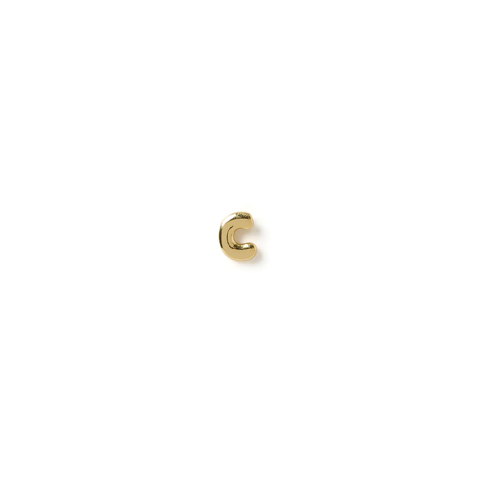 Alphabet Gold Single Stud