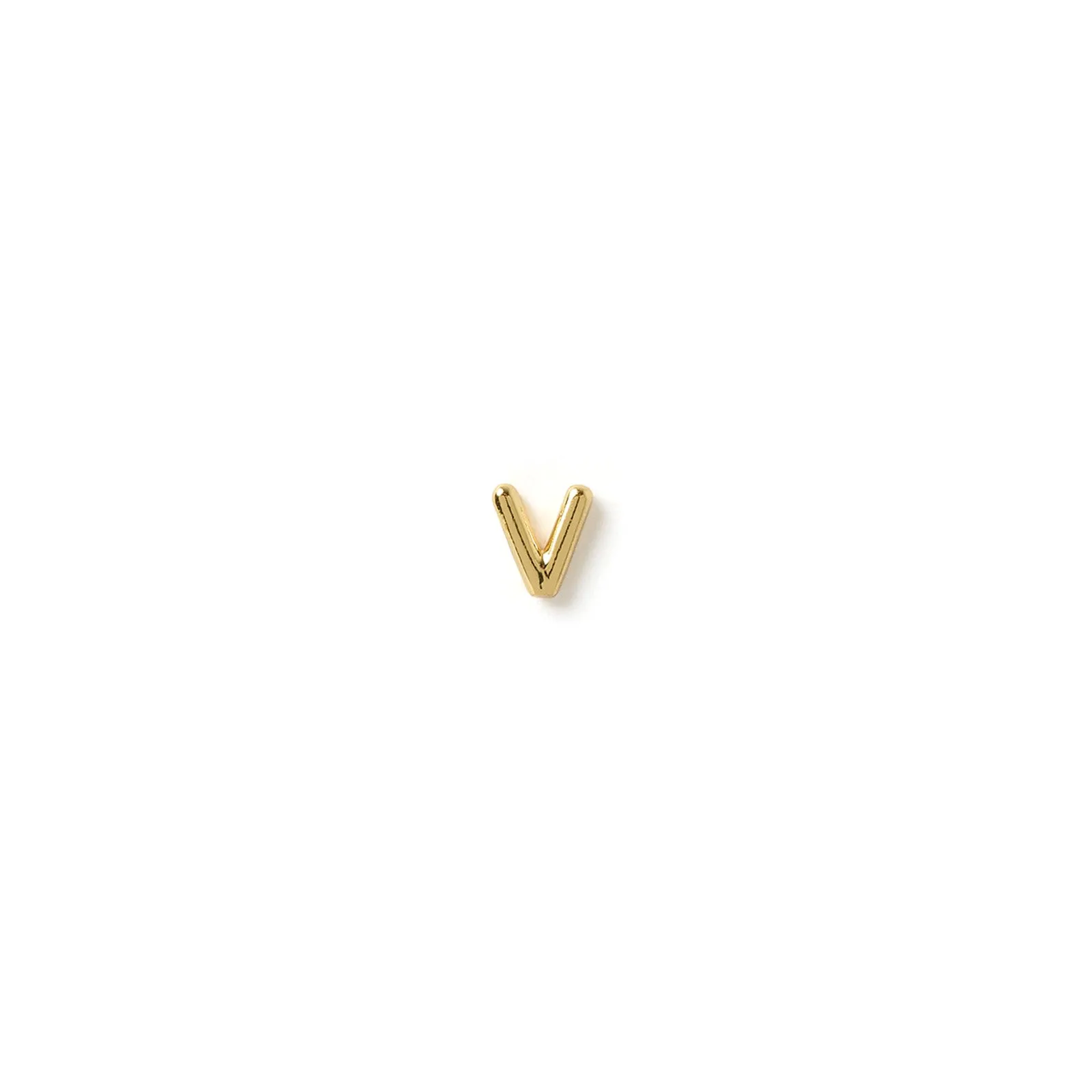 Alphabet Gold Single Stud