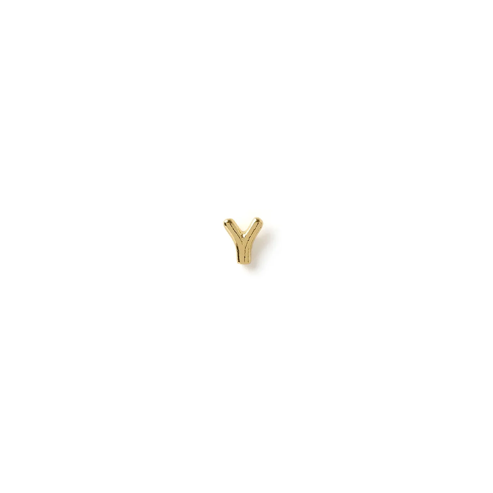 Alphabet Gold Single Stud