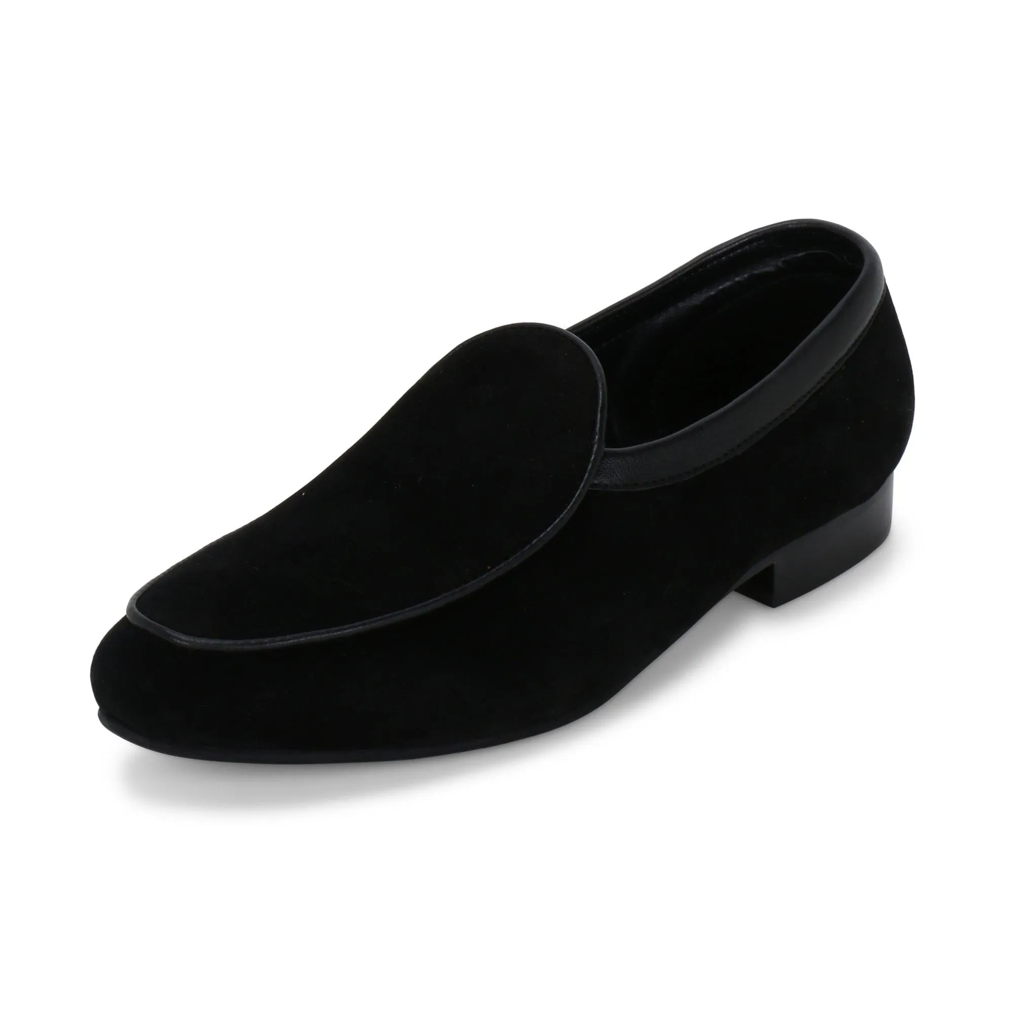 Boston Black Suede Classic Loafer