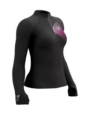 Compressport | Winter Trail Postural LS | Dames | Magnet / Magenta