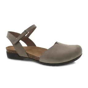 Dansko Rowan Backstrap Sandal (Women) - Taupe Milled Nubuck