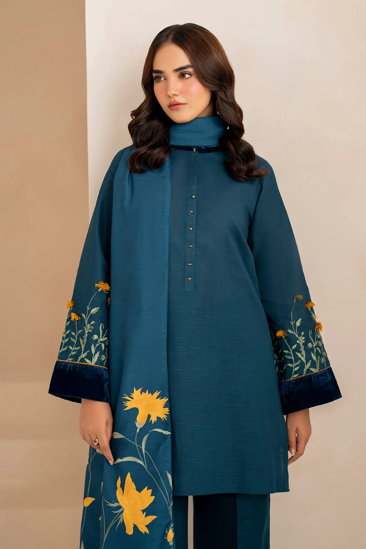 EMBROIDERED KHADDAR PR-999