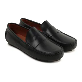 Hugo Boss Boys Navy Moccasin