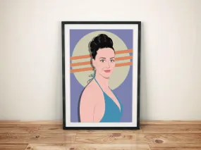 Katy Perry Custom Poster, Katy Perry Canvas Rolls, Custom Music Canvas, Home decor, Wall Hanging, Singer Canvas Rolls