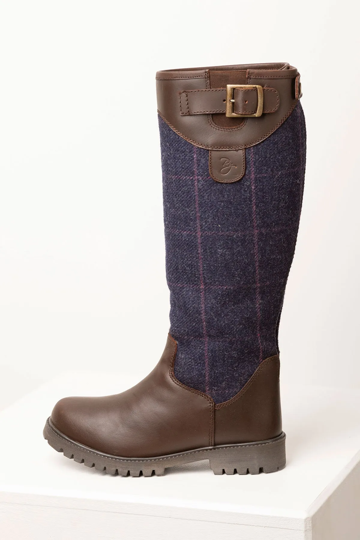 Ladies Long Tweed Boots - Middleham