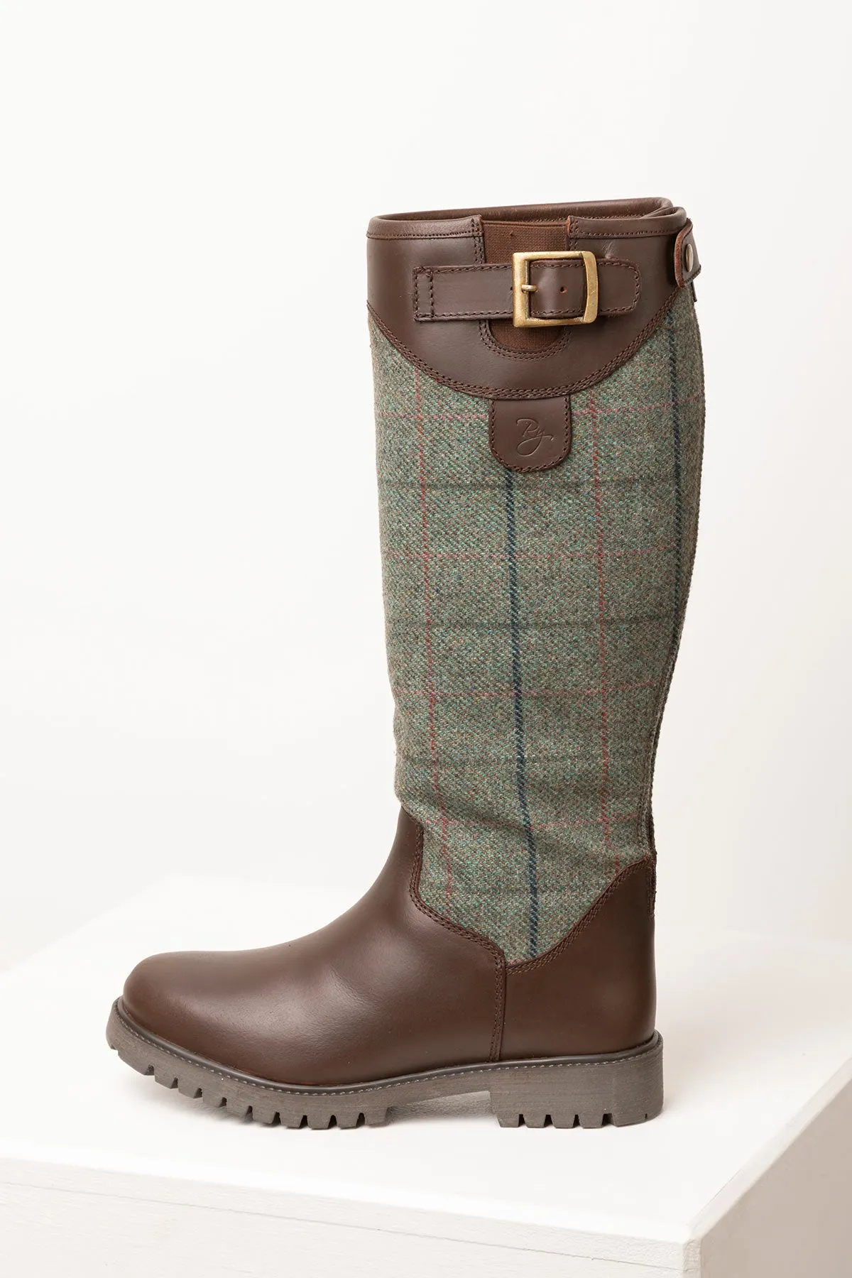 Ladies Long Tweed Boots - Middleham