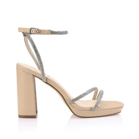 Lauren Platform Sandals - Nude