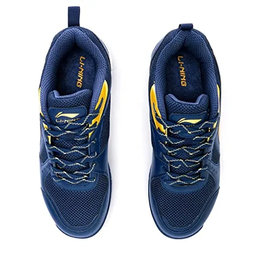 Li-Ning Ultra III Non-Marking Cushion Badminton Shoe (Navy/Gold)