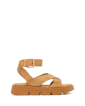 Maze Flatform Sandal Caramel