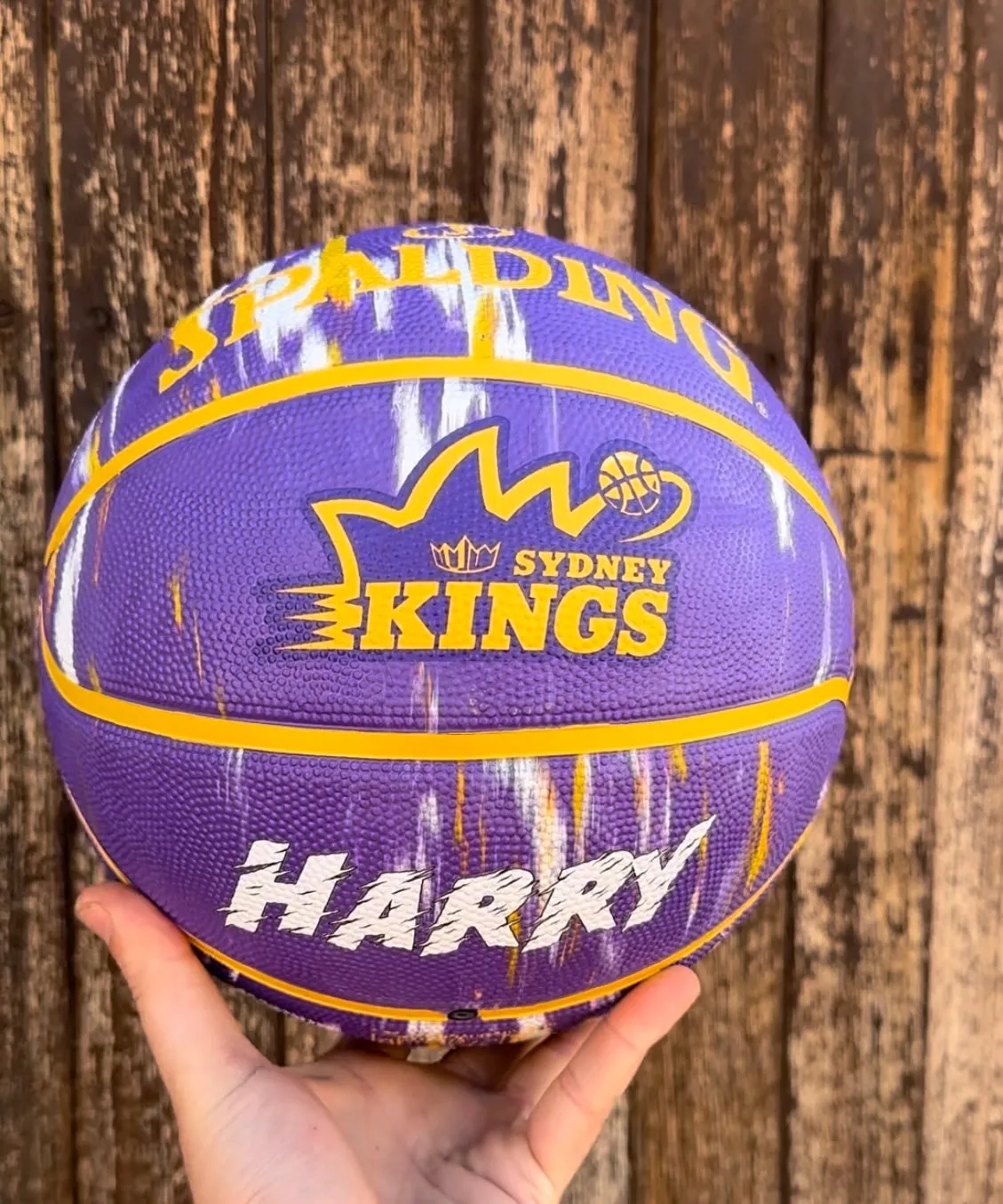 Personalised NBL Official Sydney Kings Team Basketball (Size 7)