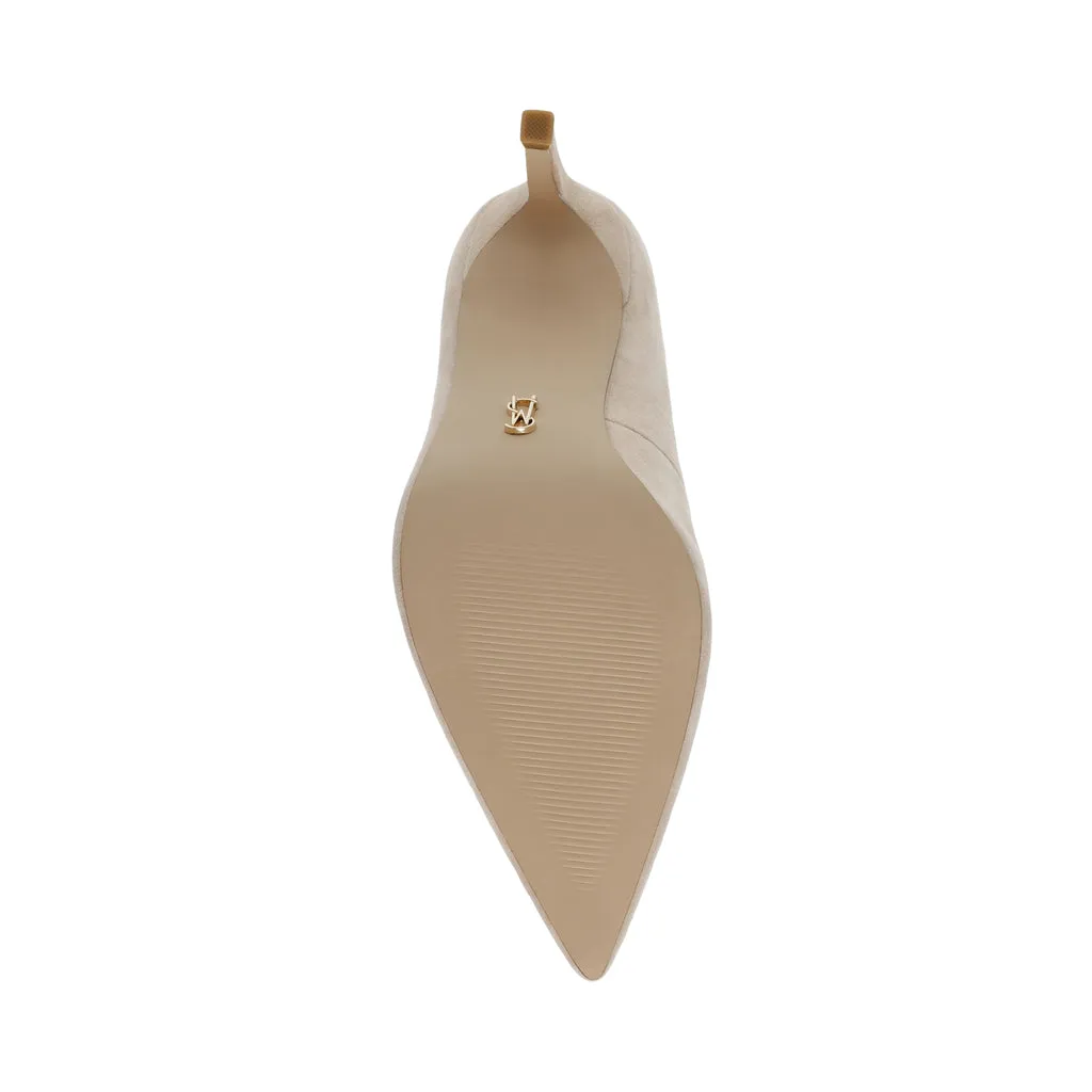 Cream Natural Suede Prophecy Pump - Optimized