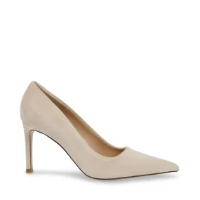 Cream Natural Suede Prophecy Pump - Optimized