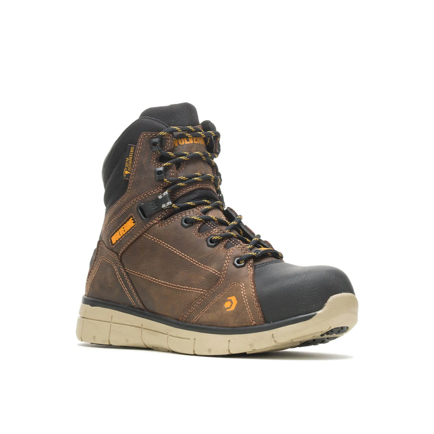 Rigger Mid Men's Carbon-Fiber Work Boots Wp Summer Brown