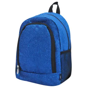 Royal Blue Glitter Medium Size NGIL Backpacks For Gymnastics and Cheer Competition